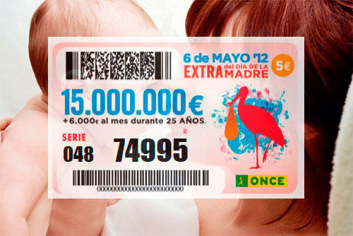 Cupón premiado sorteo Día de la Madre