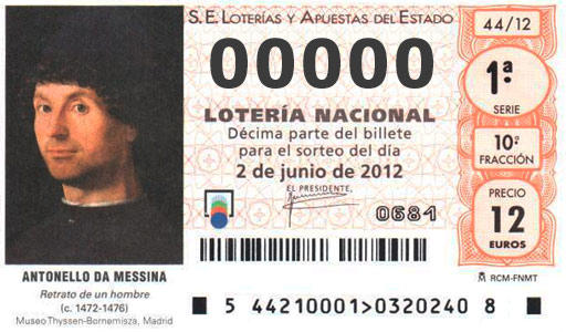 Décimo próximo Sorteo 2 de Junio