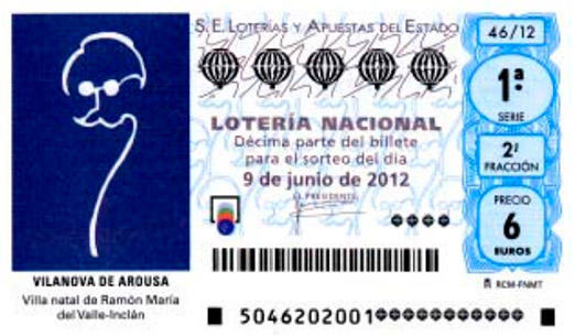 Décimo sorteo 9 Junio 2012