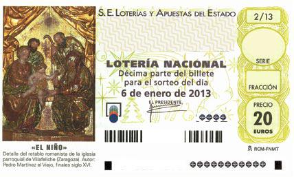 Número premiado en 2012