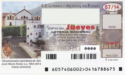 décimo de jueves de Lotería Nacional