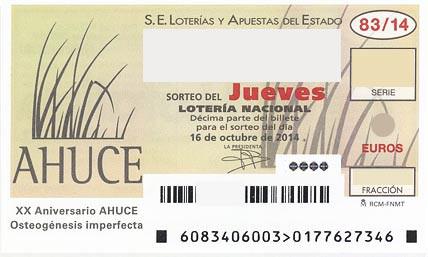 décimo de Lotería Nacional