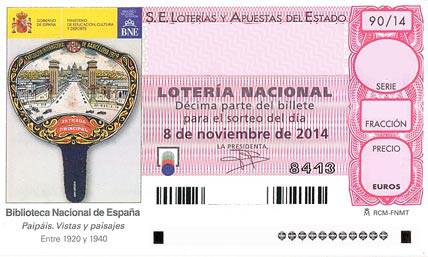 décimo de Lotería Nacional