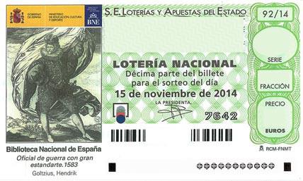 décimo de Lotería Nacional