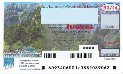 décimo de jueves de Lotería Nacional