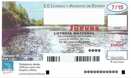 décimo de jueves de Lotería Nacional