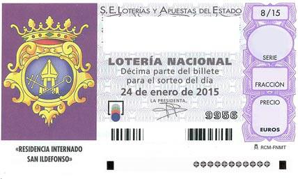décimo de Lotería Nacional