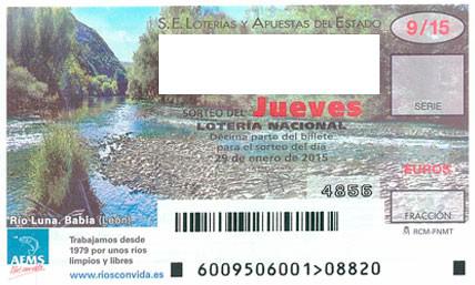décimo de jueves de Lotería Nacional