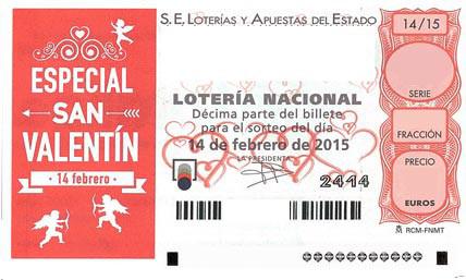 décimo de Lotería Nacional