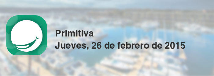 Primitiva del jueves, 26 de febrero de 2015