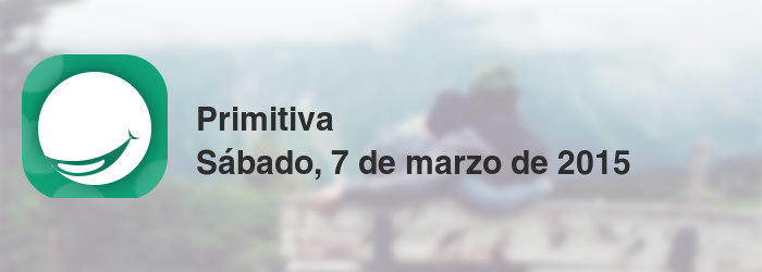 Primitiva del sábado, 7 de marzo de 2015