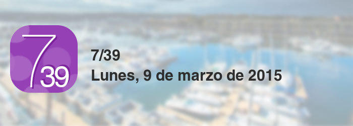 7/39 del lunes, 9 de marzo de 2015