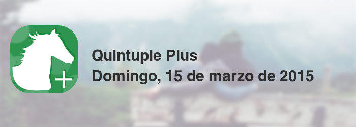 Quintuple Plus del domingo, 15 de marzo de 2015