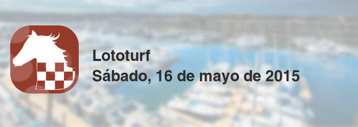 Lototurf del sábado, 16 de mayo de 2015