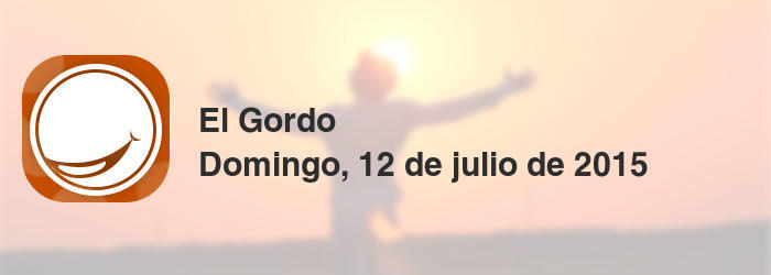 El Gordo del domingo, 12 de julio de 2015
