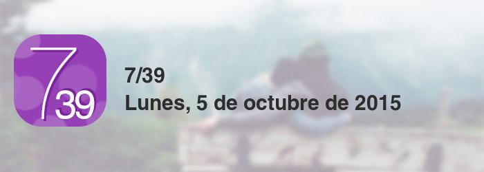 7/39 del lunes, 5 de octubre de 2015