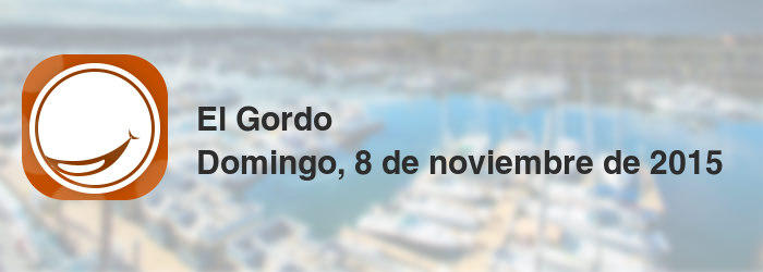 El Gordo del domingo, 8 de noviembre de 2015