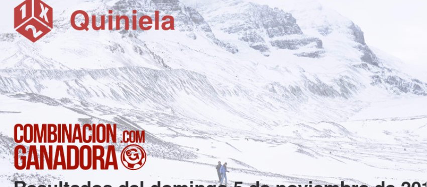 Quiniela del domingo 5 de noviembre de 2017