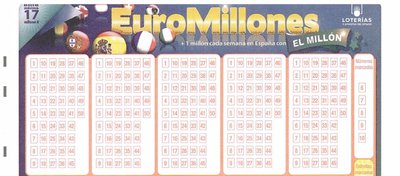 Foto: nuevo boleto de Euromillones