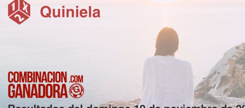 Quiniela del domingo 19 de noviembre de 2017