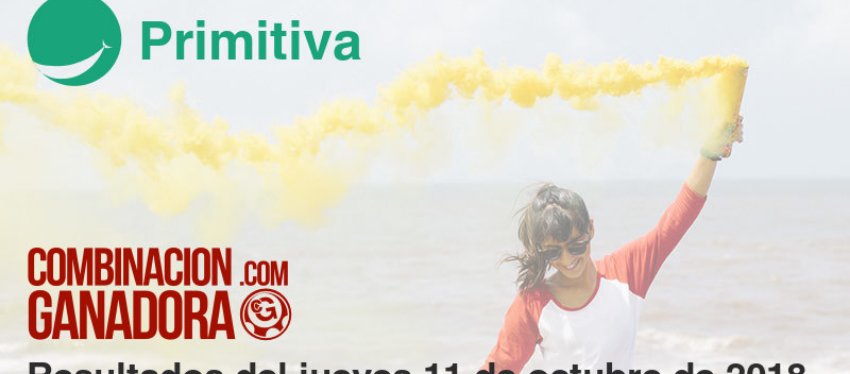 Primitiva del jueves 11 de octubre de 2018