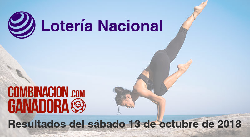 Lotería Nacional del sábado 13 de octubre de 2018