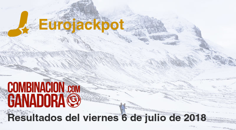 Eurojackpot del viernes 6 de julio de 2018