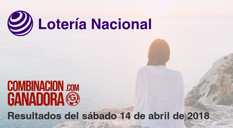 Lotería Nacional del sábado 14 de abril de 2018