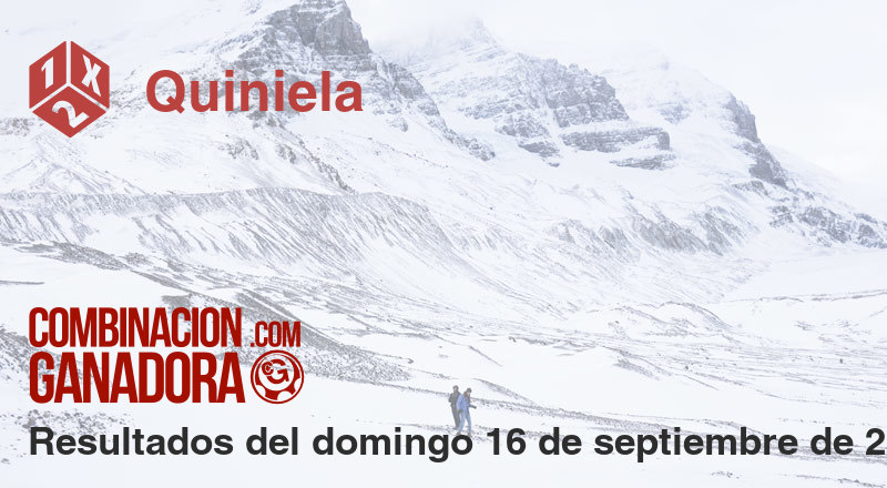 Quiniela del domingo 16 de septiembre de 2018