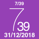 7/39 del lunes 31 de diciembre de 2018