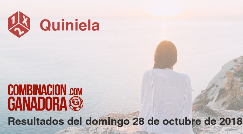 Quiniela del domingo 28 de octubre de 2018