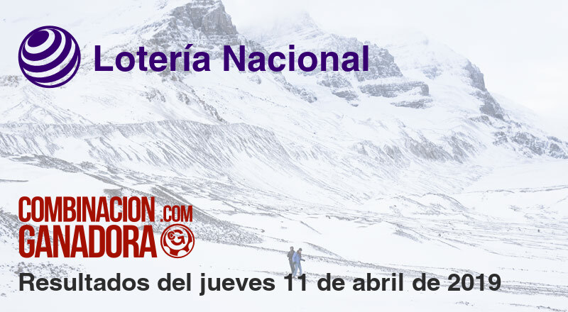 Lotería Nacional del jueves 11 de abril de 2019