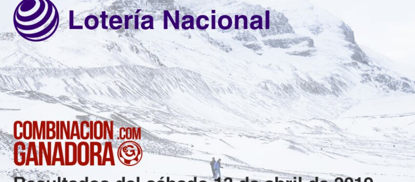 Lotería Nacional del sábado 13 de abril de 2019