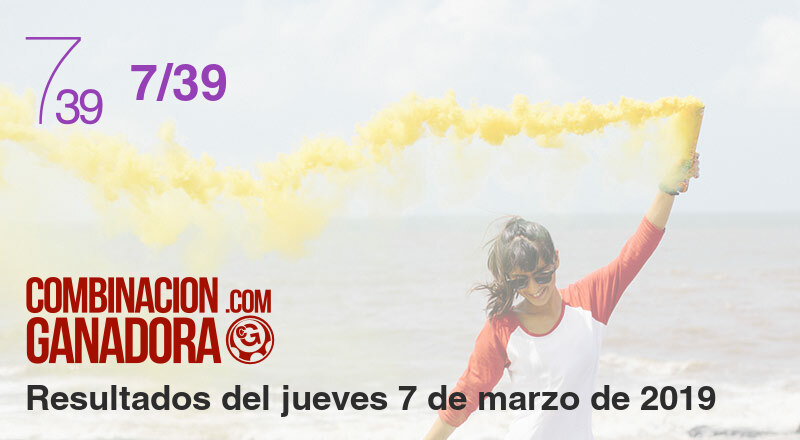 7/39 del jueves 7 de marzo de 2019