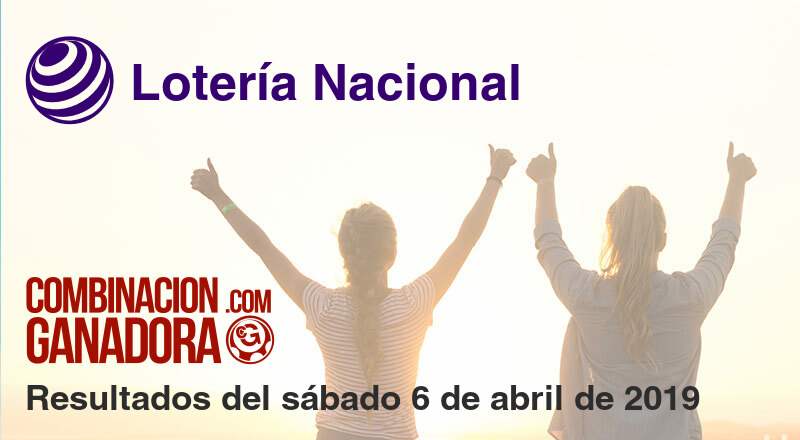 Lotería Nacional del sábado 6 de abril de 2019