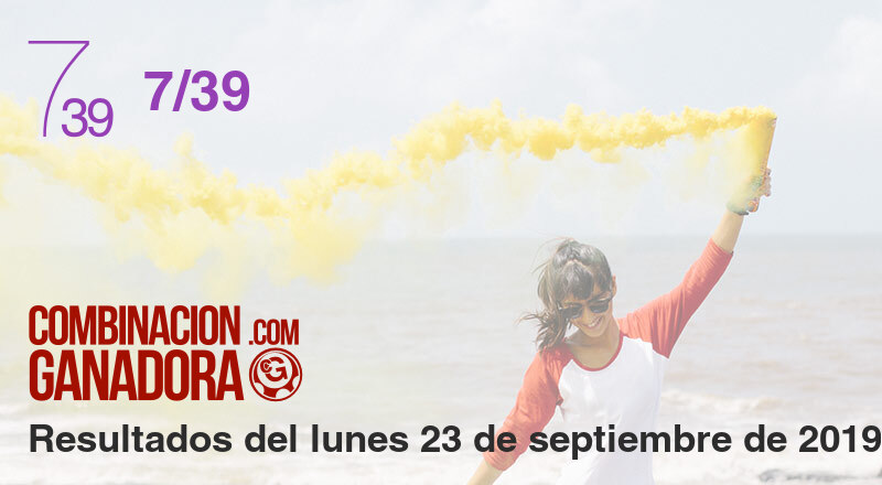 7/39 del lunes 23 de septiembre de 2019