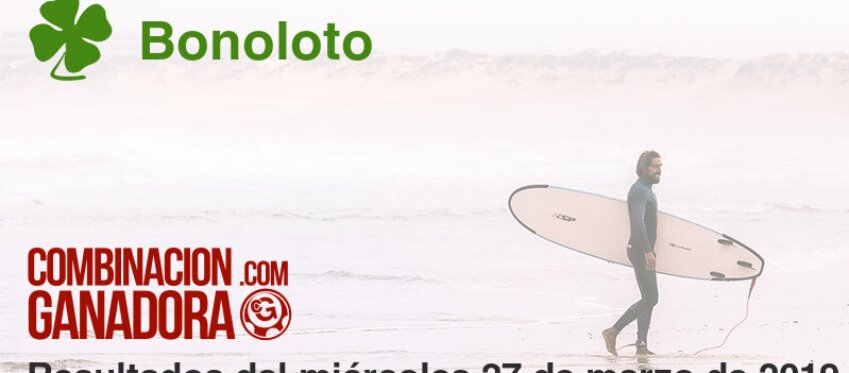 Bonoloto del miércoles 27 de marzo de 2019