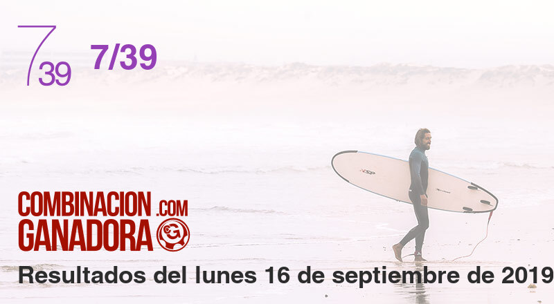 7/39 del lunes 16 de septiembre de 2019