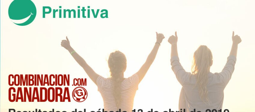 Primitiva del sábado 13 de abril de 2019