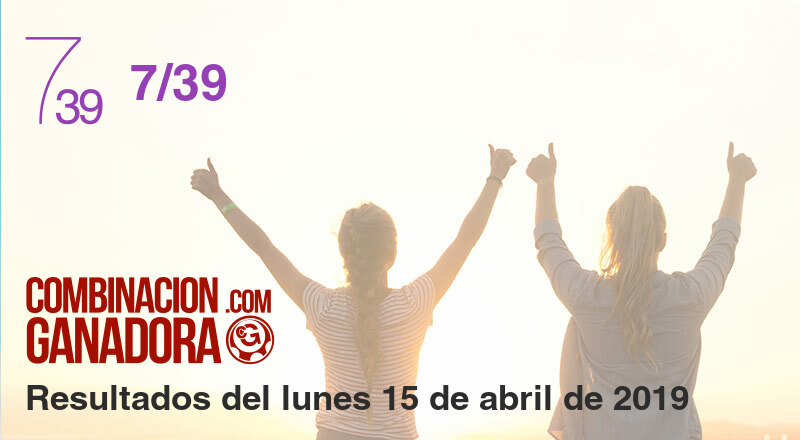7/39 del lunes 15 de abril de 2019