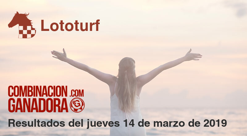 Lototurf del jueves 14 de marzo de 2019