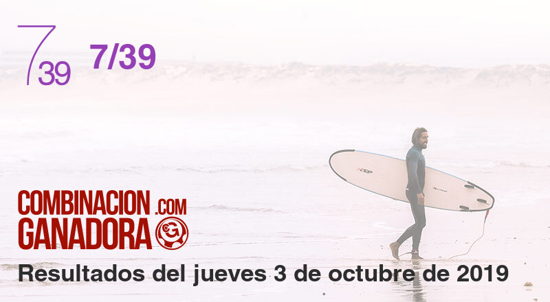7/39 del jueves 3 de octubre de 2019