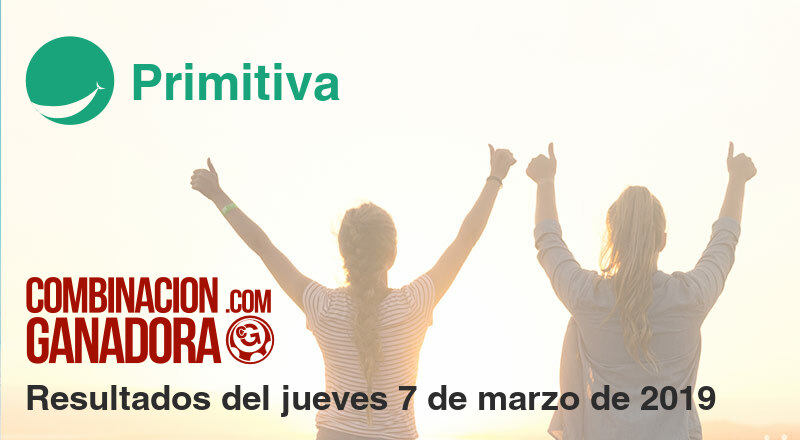 Primitiva del jueves 7 de marzo de 2019