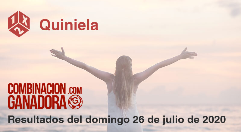 Quiniela del domingo 26 de julio de 2020