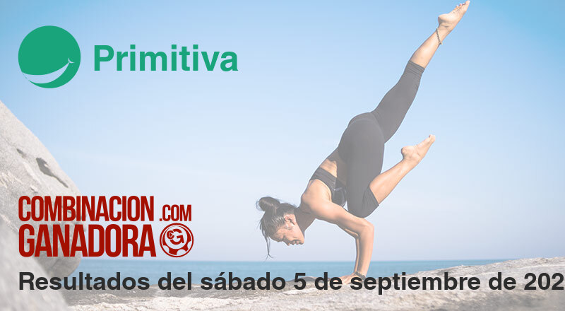 Primitiva del sábado 5 de septiembre de 2020
