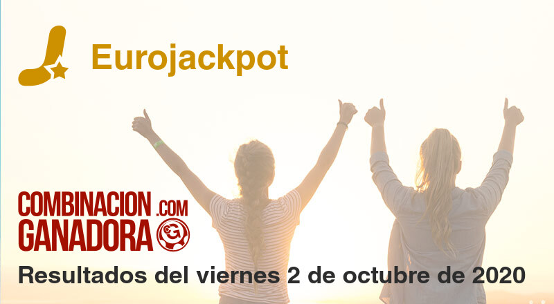 Eurojackpot del viernes 2 de octubre de 2020