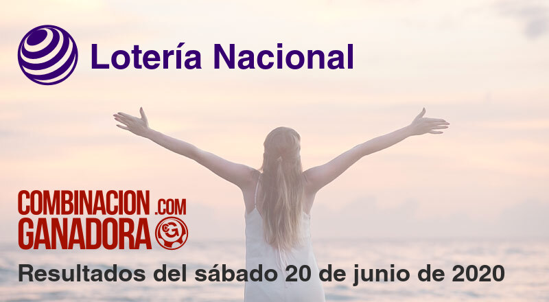 Lotería Nacional del sábado 20 de junio de 2020