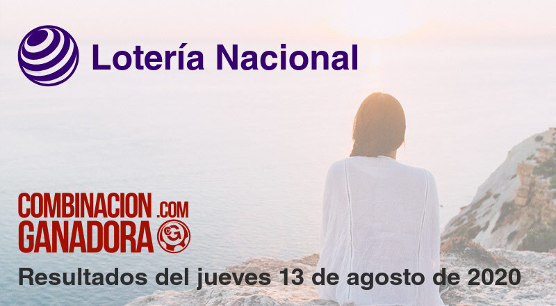 Lotería Nacional del jueves 13 de agosto de 2020