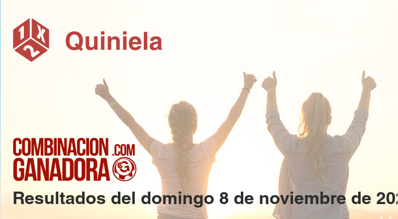 Quiniela del domingo 8 de noviembre de 2020