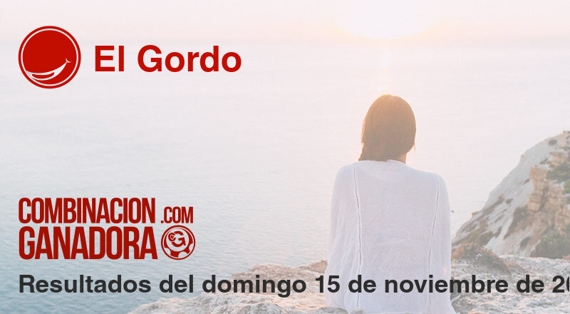 El Gordo del domingo 15 de noviembre de 2020